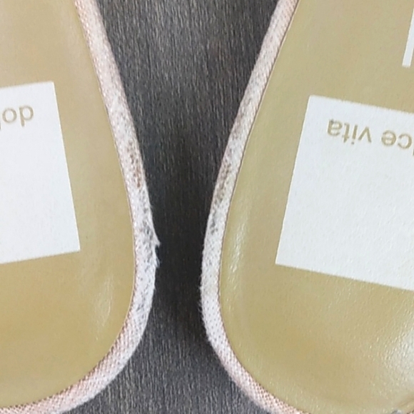 DOLCE VITA NATURAL STRAW POINTED MULES WOMANS 6 - Picture 7 of 9